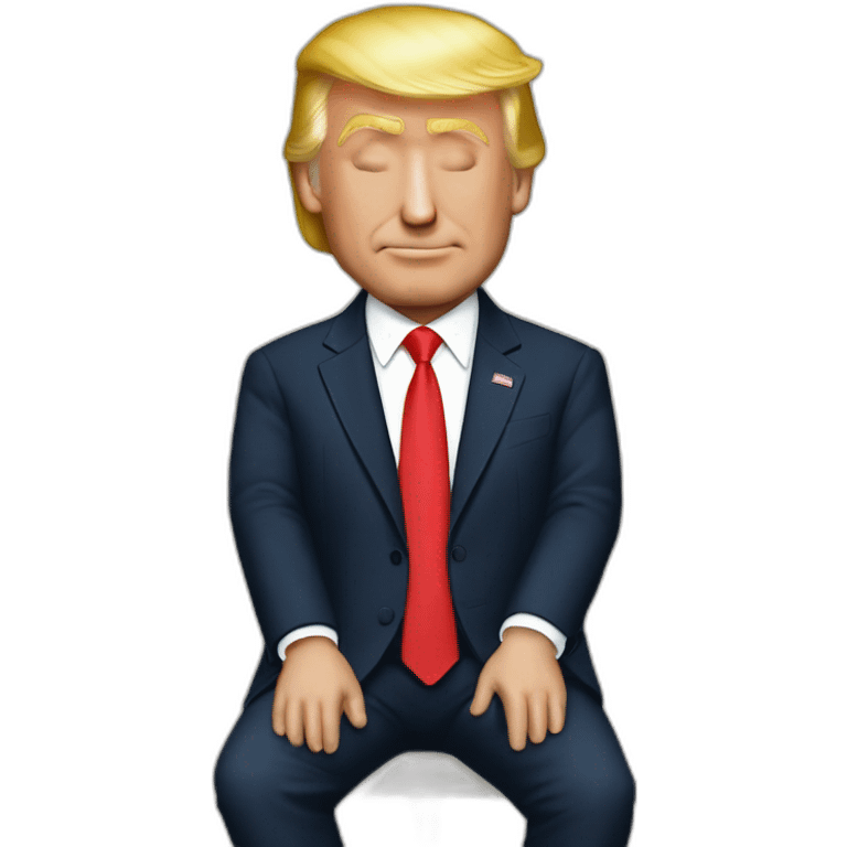 macron love trump emoji