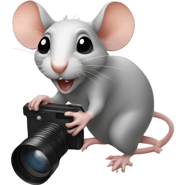 Rats taking a pic emoji