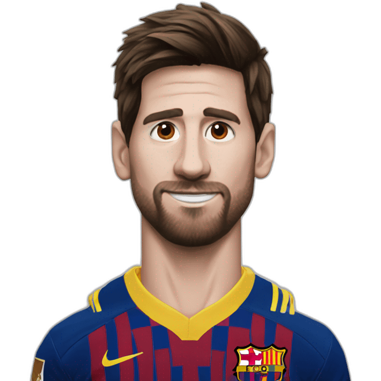 Dibuja a messi  emoji