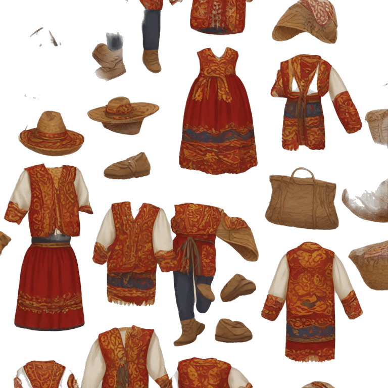 traditional romanian clothing emoji