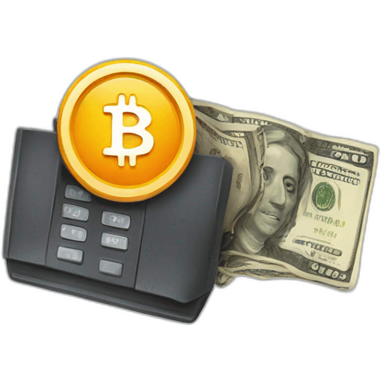 payment-with-bitcoin emoji