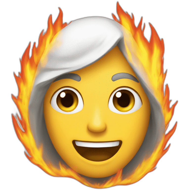 Terbakar matahari emoji