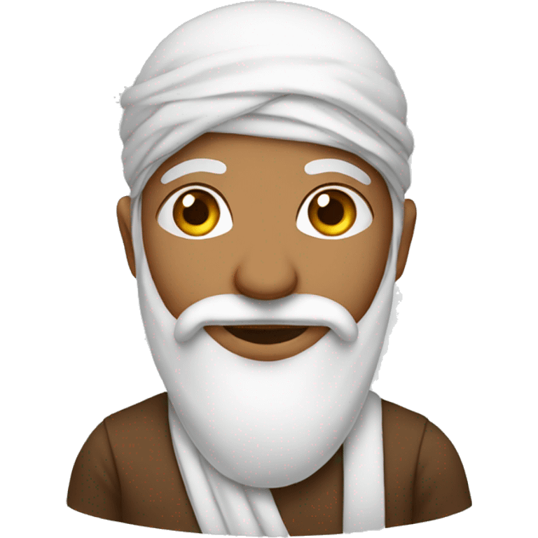 Muslim wearing tilak emoji