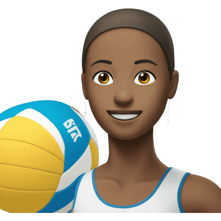 Beachvolleyball from the Brand Mikasa emoji