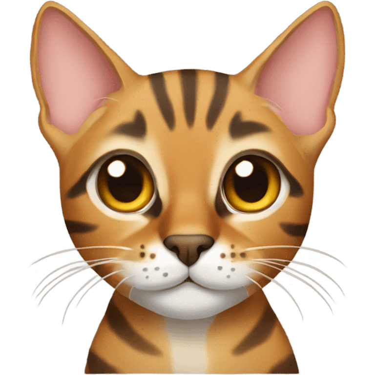 bengal cat sitting  emoji