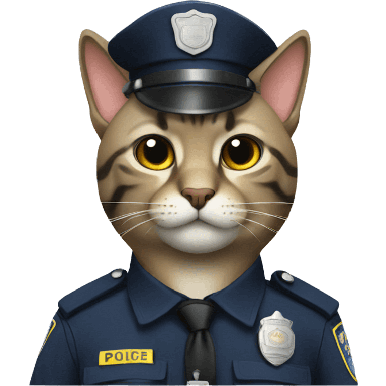 Police cat emoji