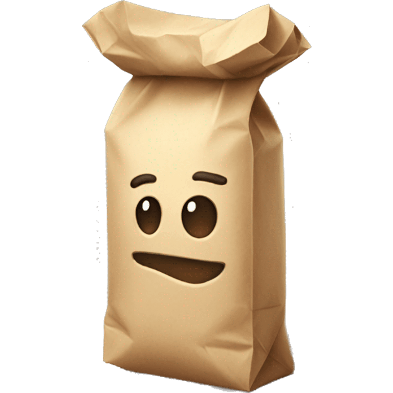 aesthetic paperbag with flour emoji