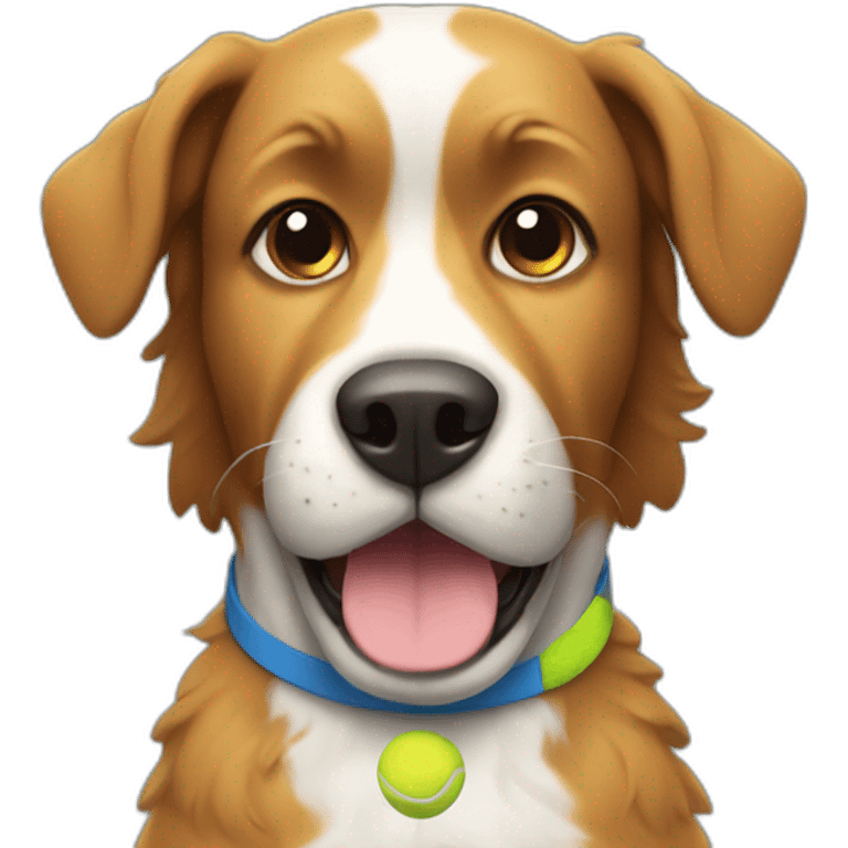 tennis dog emoji