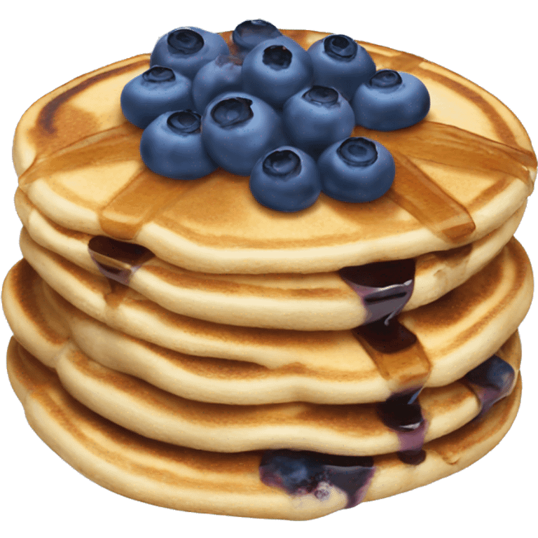 Blueberry pancakes  emoji