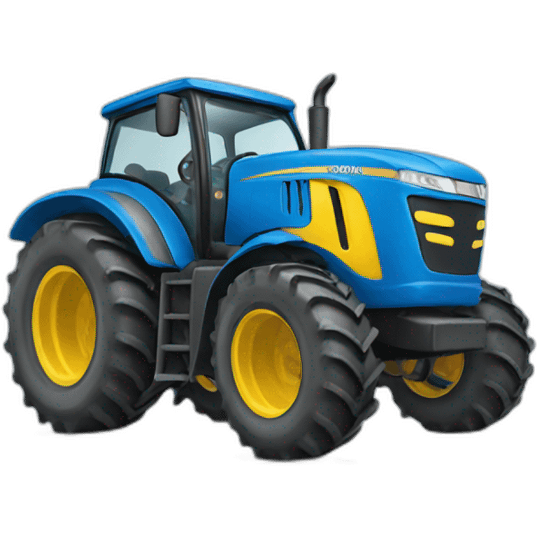 Blue Tractor emoji