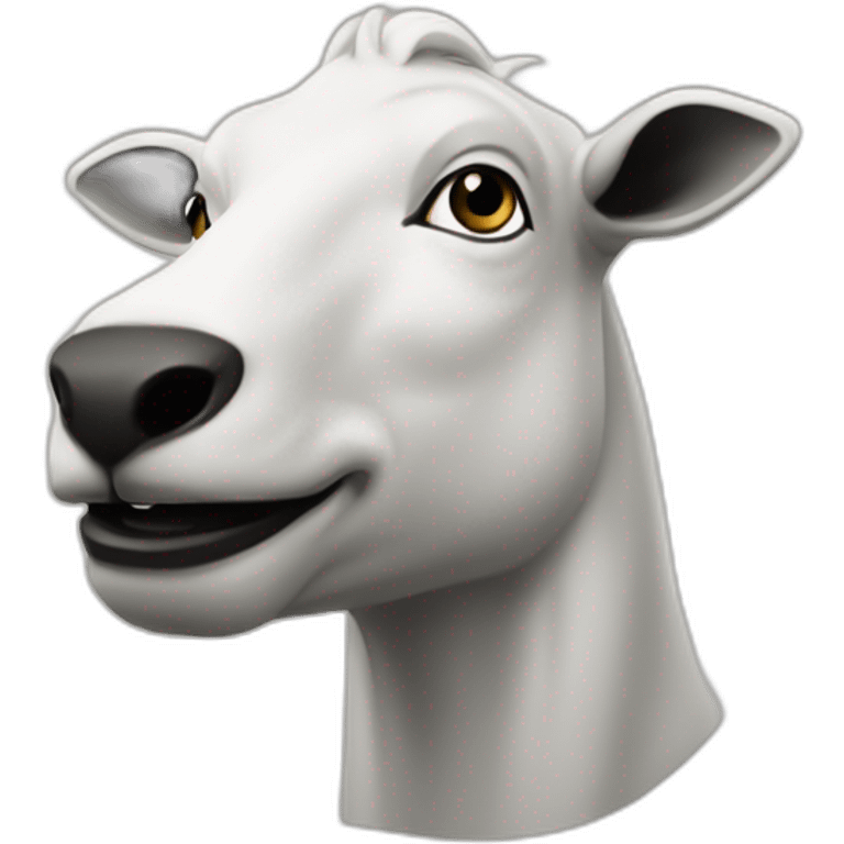 Un sigma à côté d'un G.O.A.T emoji