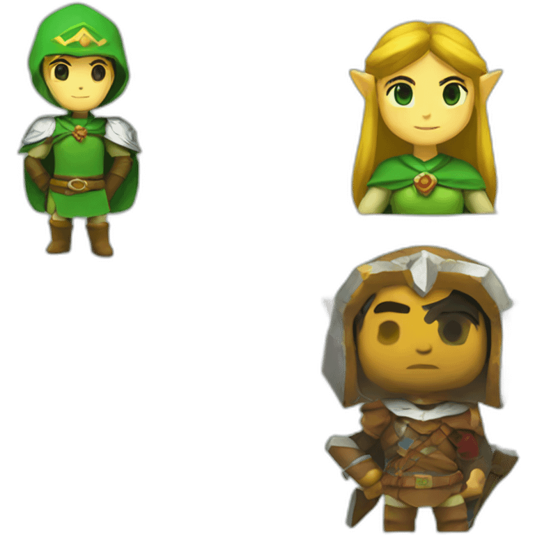 zelda and link emoji