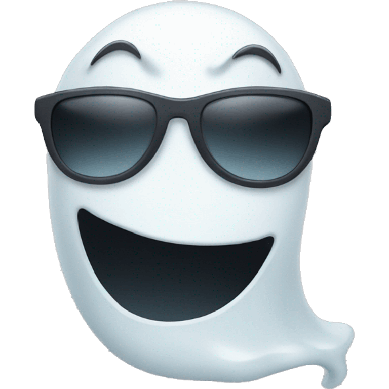 Ghost wearing sunglasses  emoji