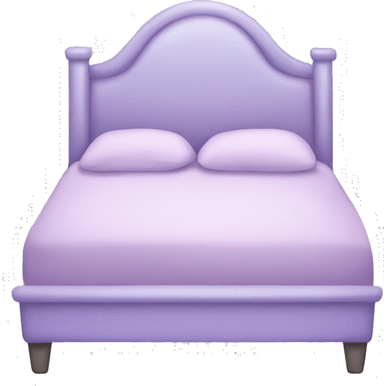 pastel purple bed emoji