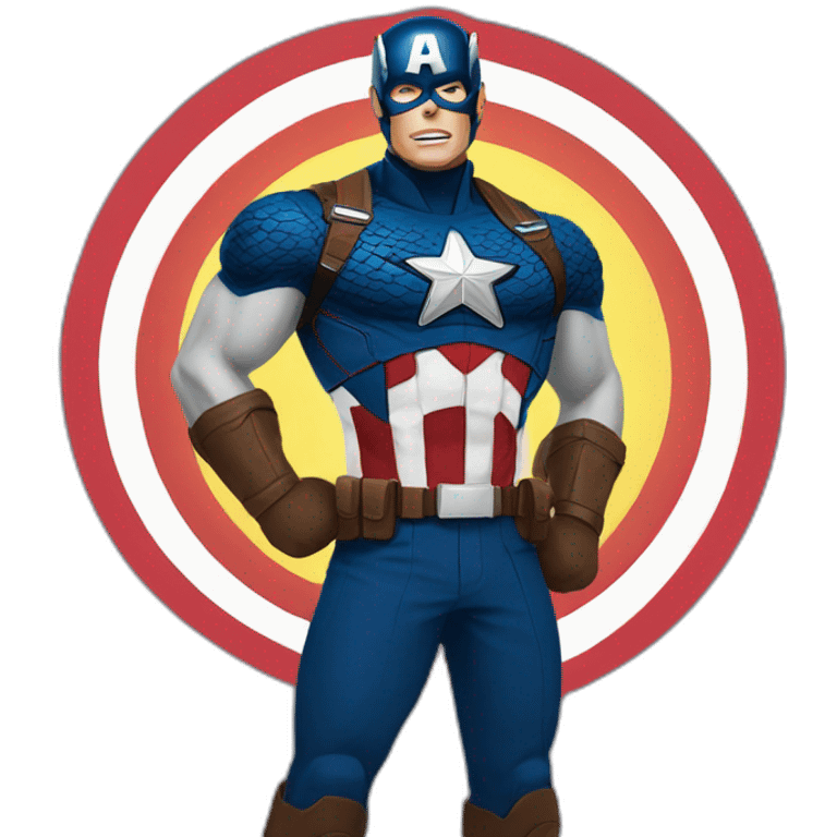 capitan america fullbody emoji