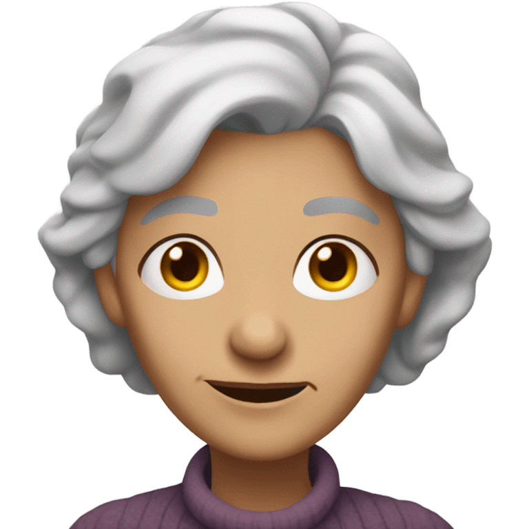 Old woman  emoji