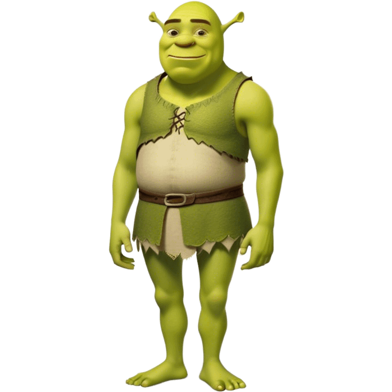 Very Thin Shrek fullbody emoji