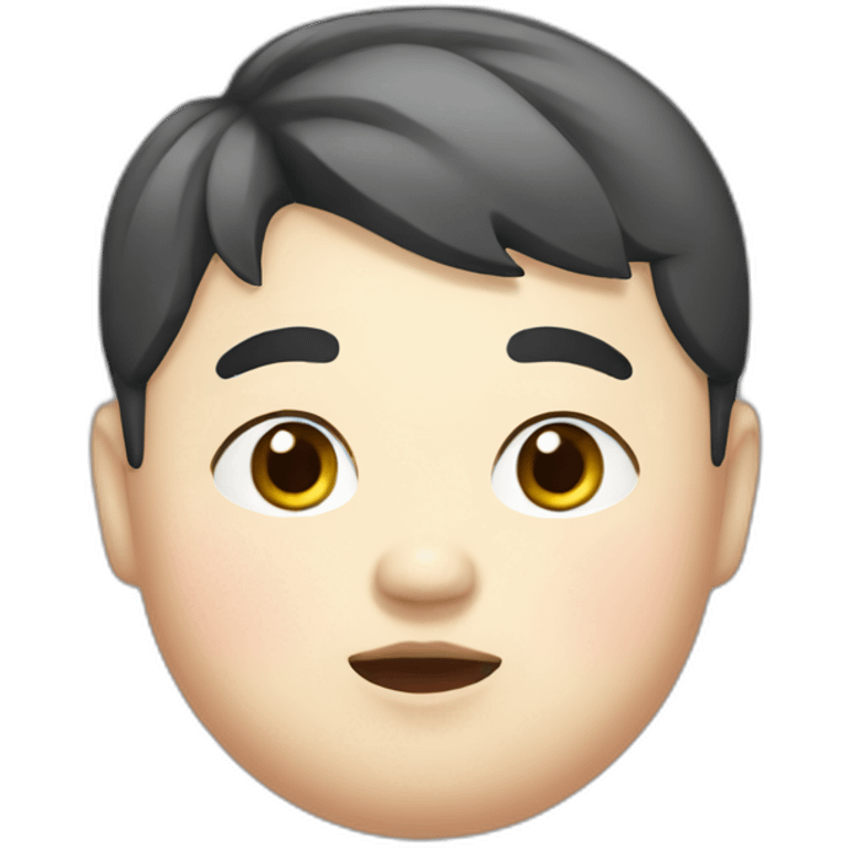 Chubby korean boy emoji