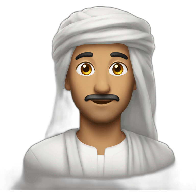 رجل يرتدي الأسود emoji