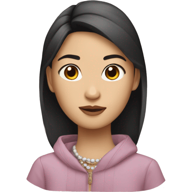 Asian girl Chanel emoji