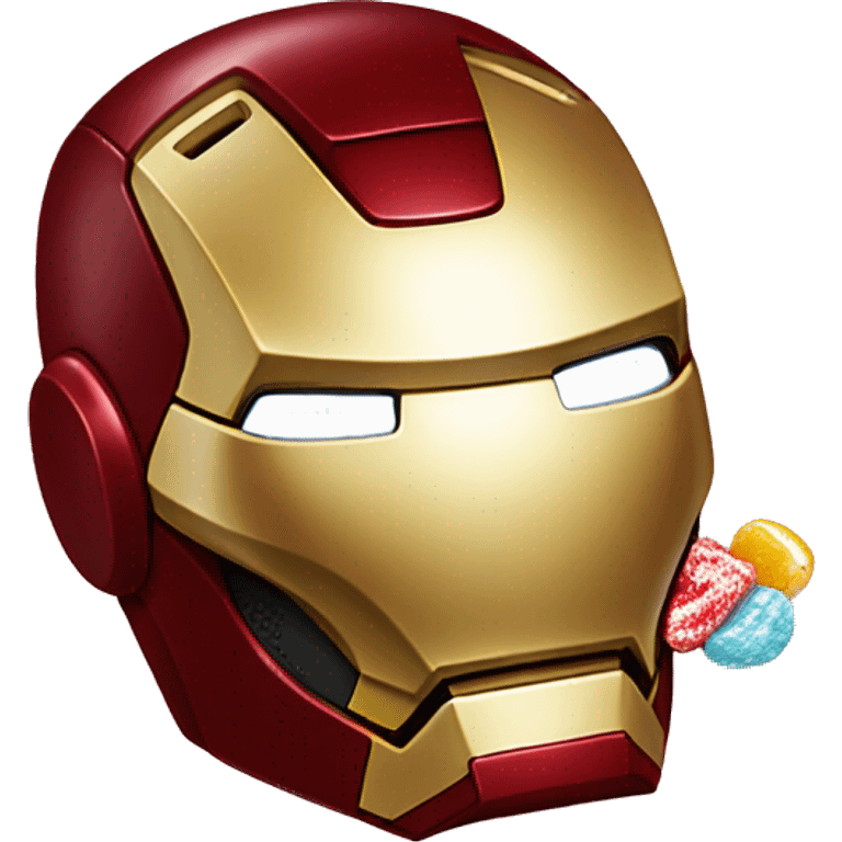 iron man lick candy emoji