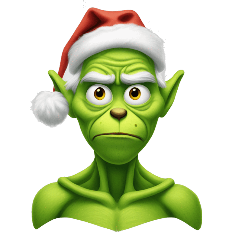 grinch with knee surgery  emoji