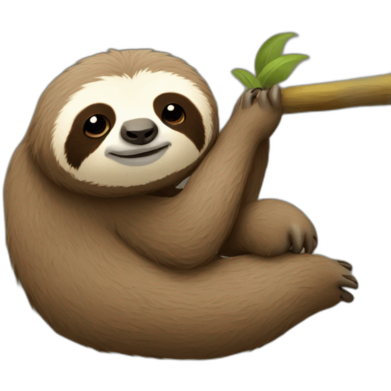 Lazy sloth emoji