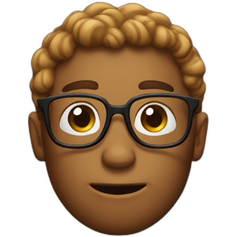 poop nerd emoji