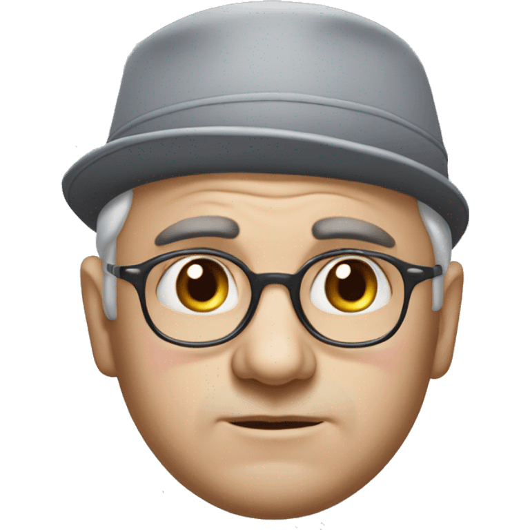 photorealistic yuriy andropov sad hat emoji