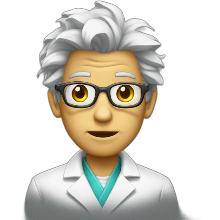 labcoat mad scientist brainstorm emoji