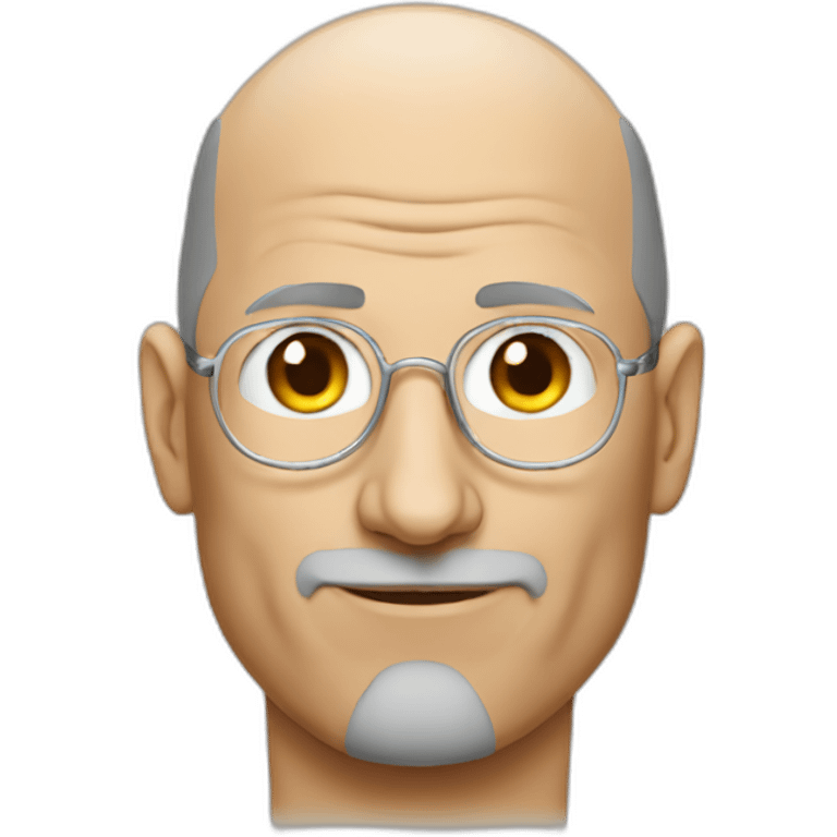 steve jobs bald emoji