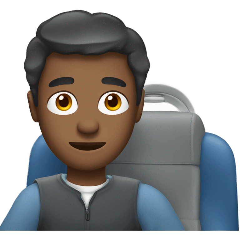 Man on airplane emoji