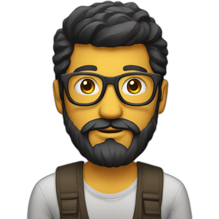 hipster emoji