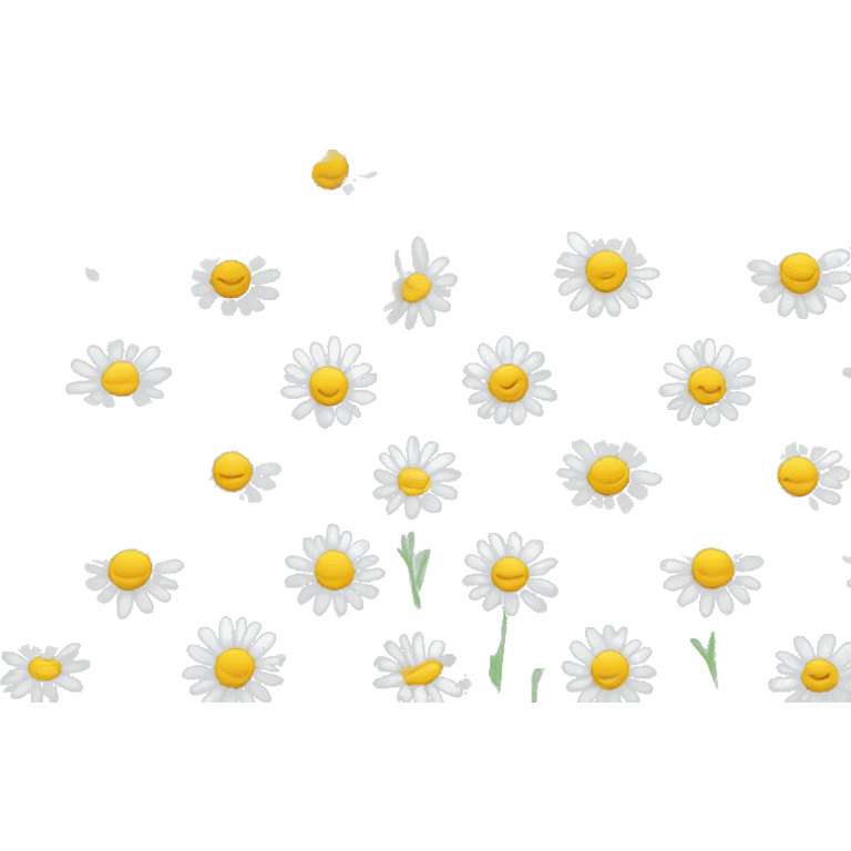 Daisy and a light blue heart emoji