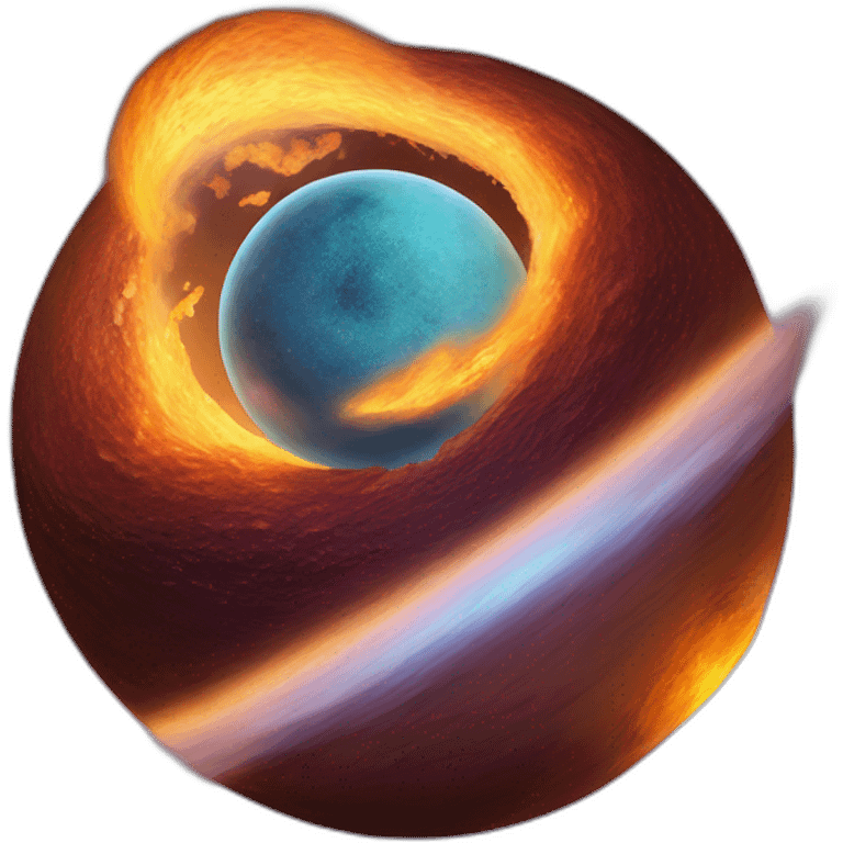 planet vulcan destroyed by a black hole emoji