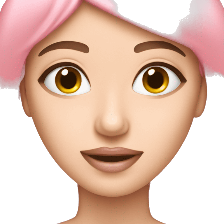 Pink skin care emoji