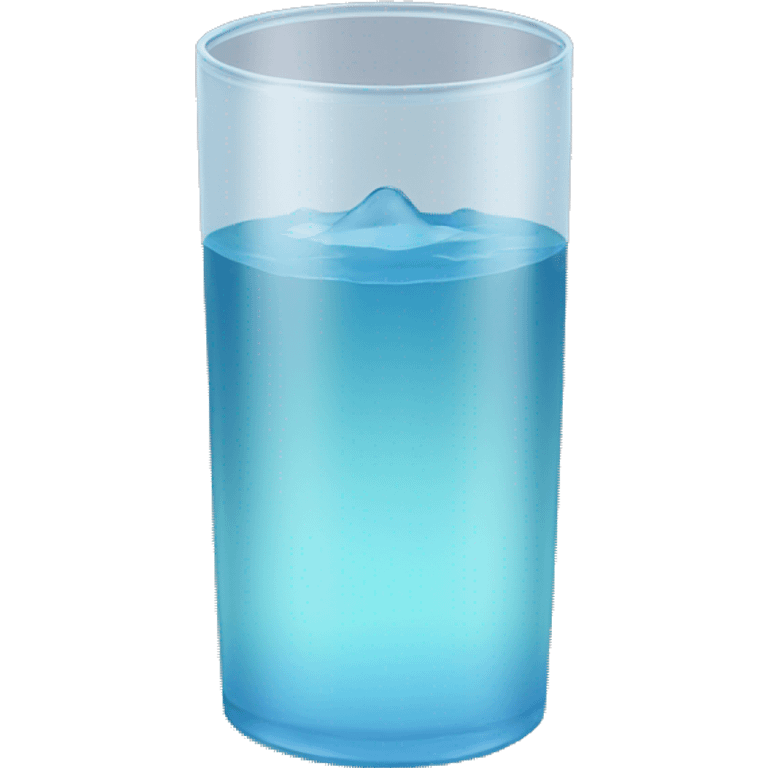 Vaso de agua  emoji