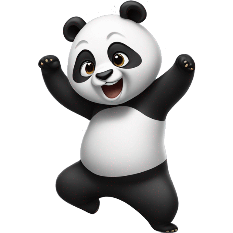 panda dancing emoji