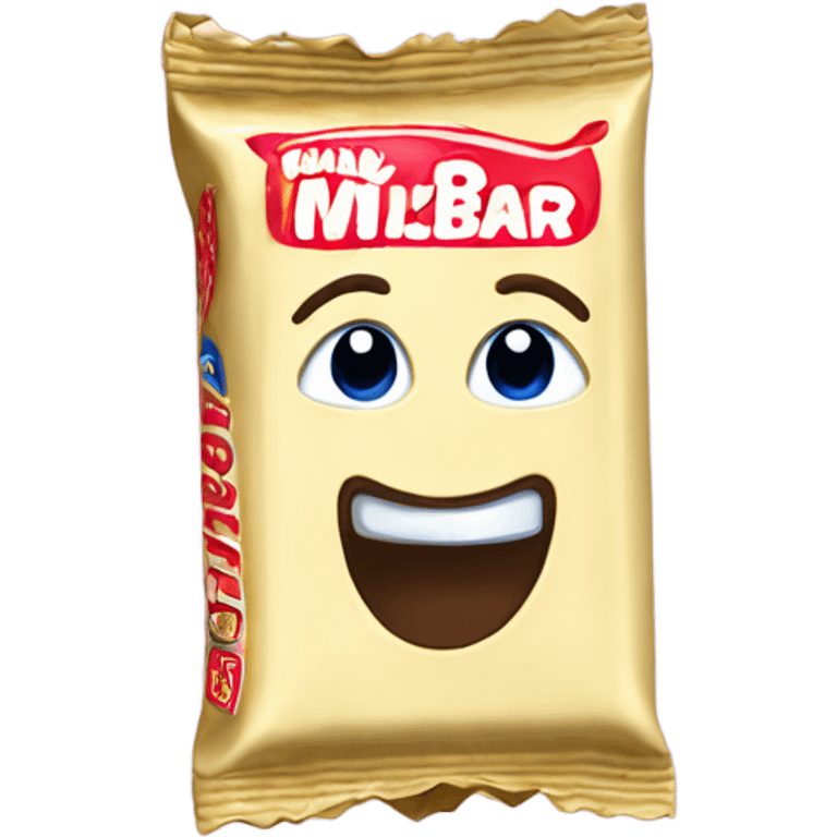 Milkybar chocolate wrapper emoji