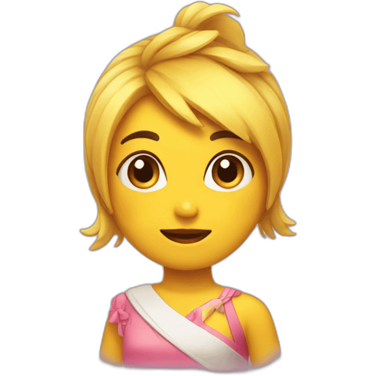 Chica kawaii emoji