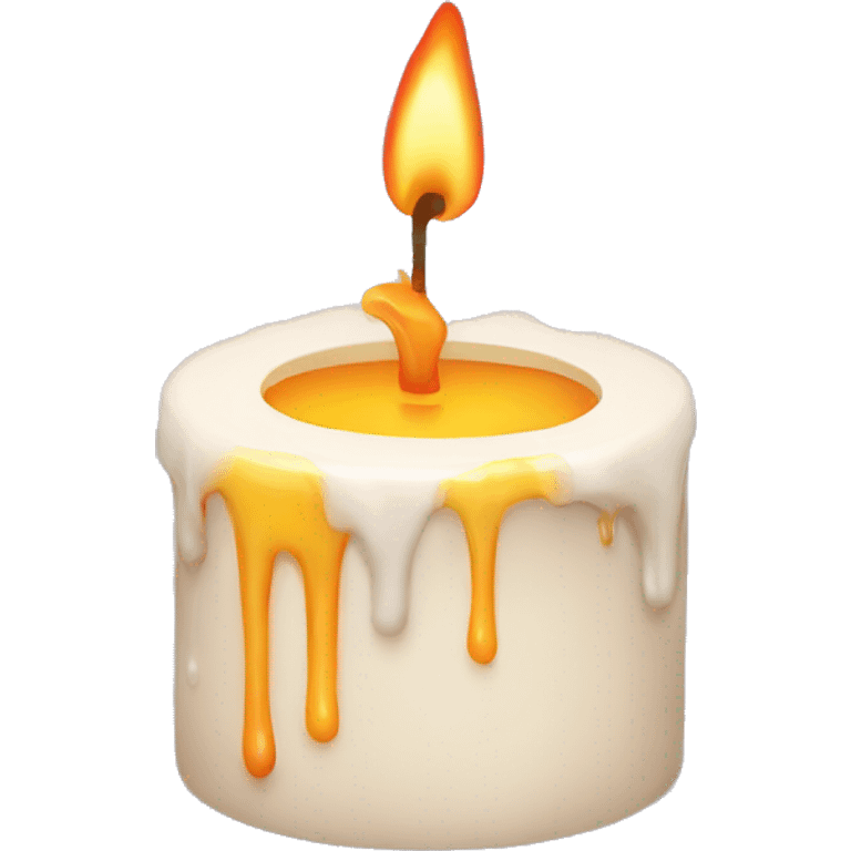 melting candle emoji