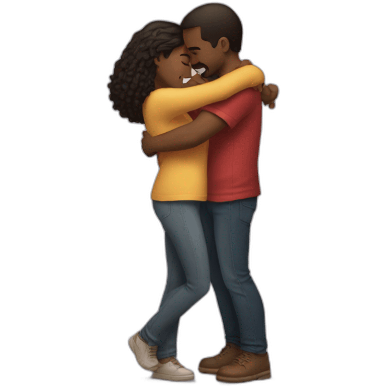 Hug relationship emoji