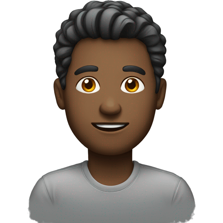 casual male portrait indoors emoji