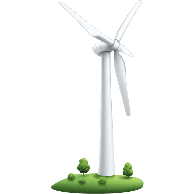 Wind turbine emoji