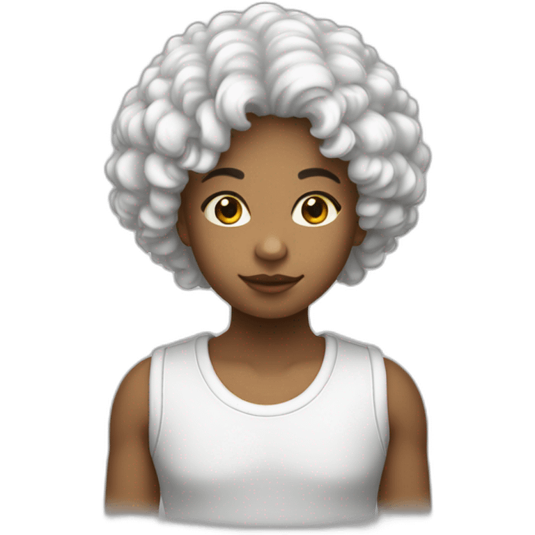 Adolescent-blanc-cheveux-bouclés-noirs emoji