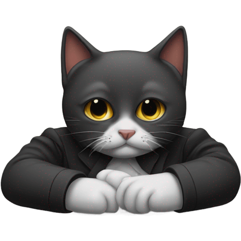 Sad hello kitt emoji