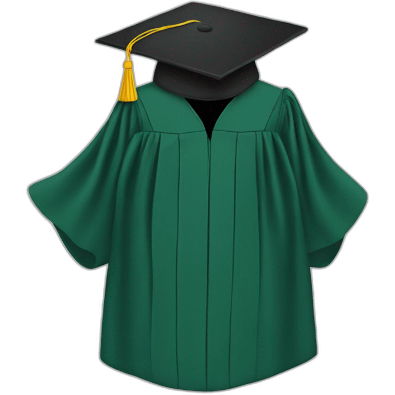 graduation gown emoji