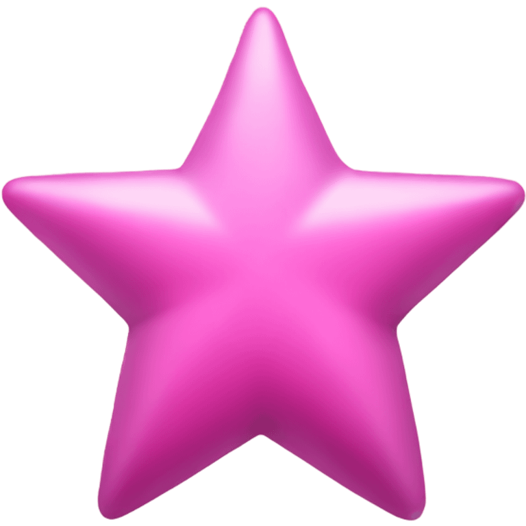 Pink star emoji