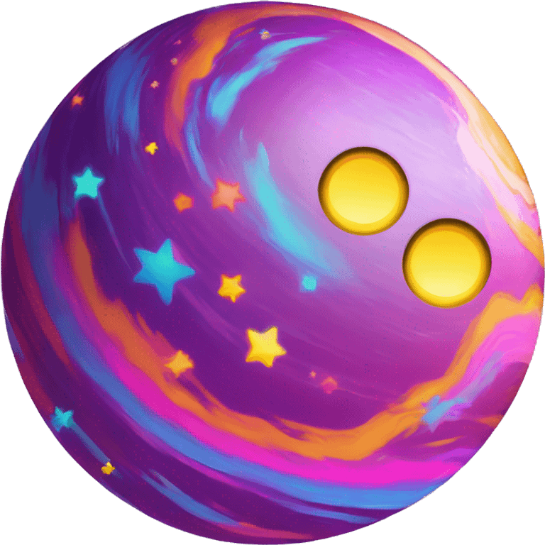 lisa frank ringed planet emoji