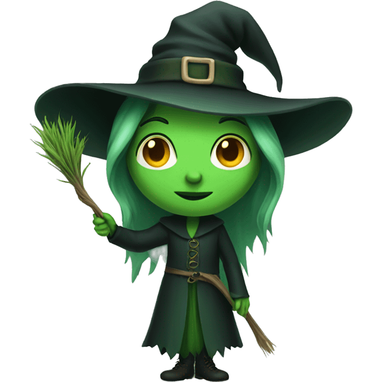 green witch emoji